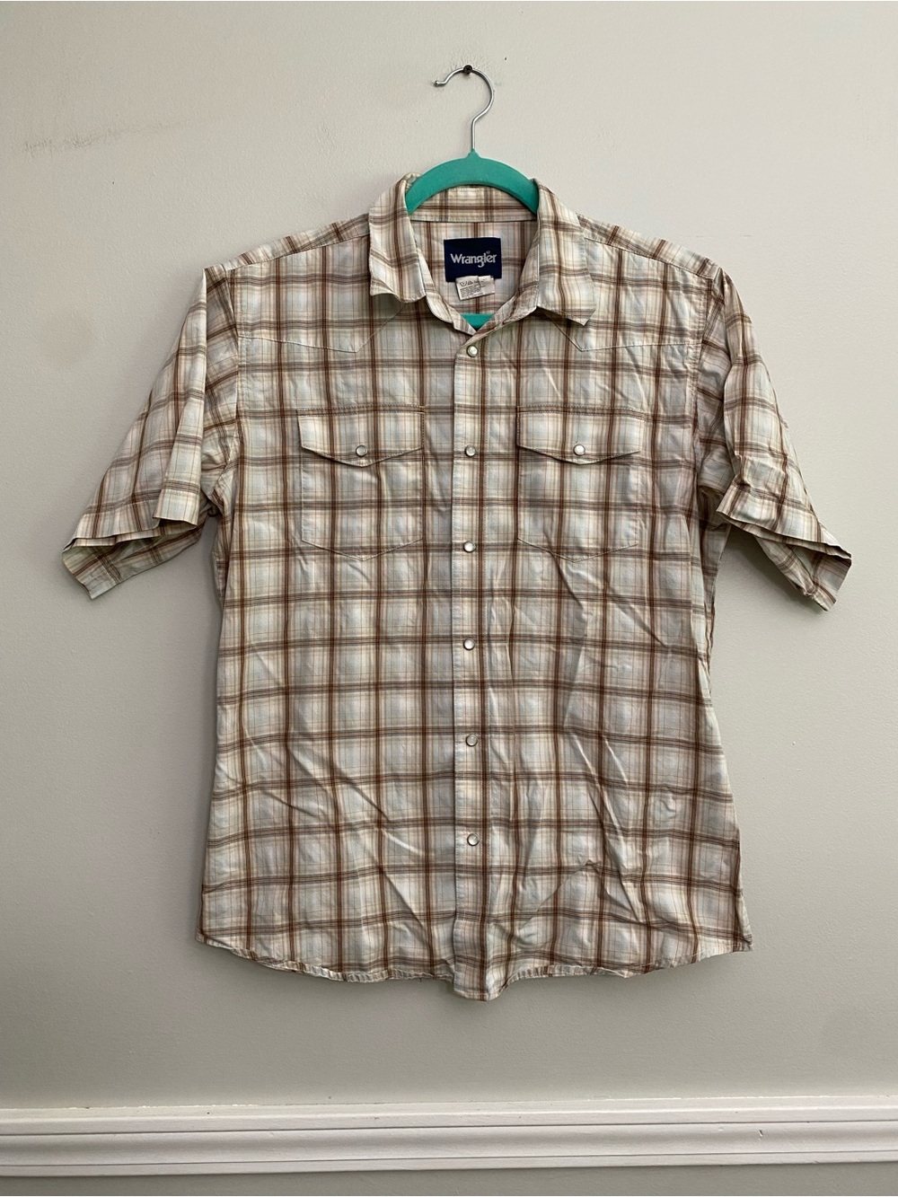 Boys Wrangler Western Short Sleeve Pearl Snap - 18